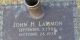 John Holcombe Lammon Headstone 1909-1977