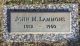John Monroe Lammons Headstone