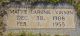 Mattie Larunie Lammon Vinson Headstone 1908-1955