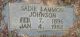 Sadie Anne Lammon Johnson 1896-1982